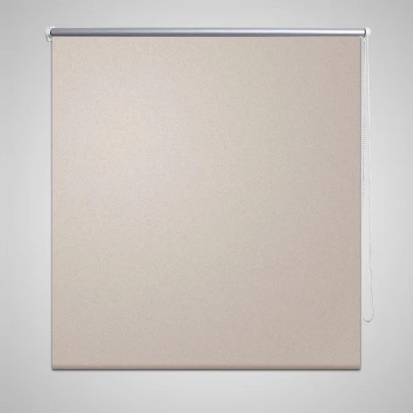 Persiana opaca enrollable beige 100x175 cm