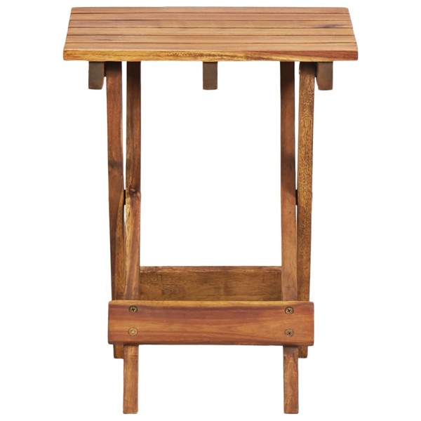 Soporte para plantas de madera maciza de acacia 30x30x38 cm