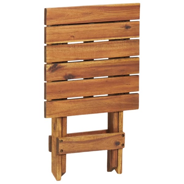 Soporte para plantas de madera maciza de acacia 30x30x38 cm