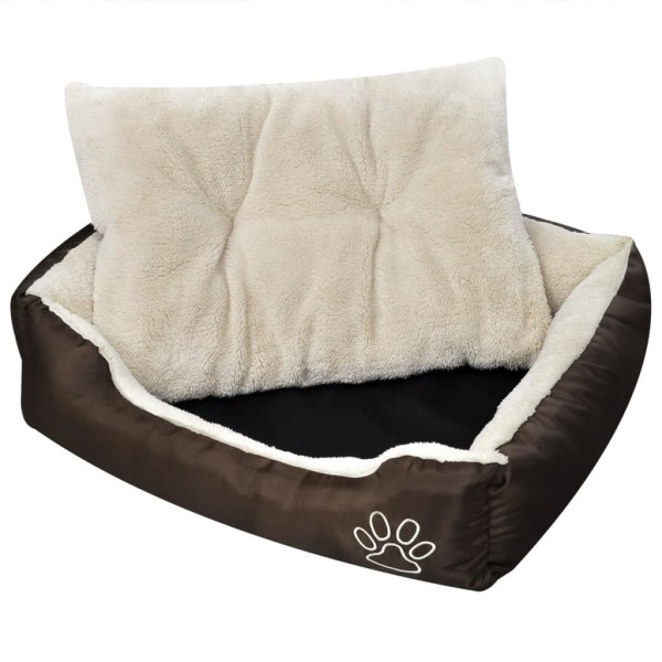 Cama para perro con cojín acolchado talla XL