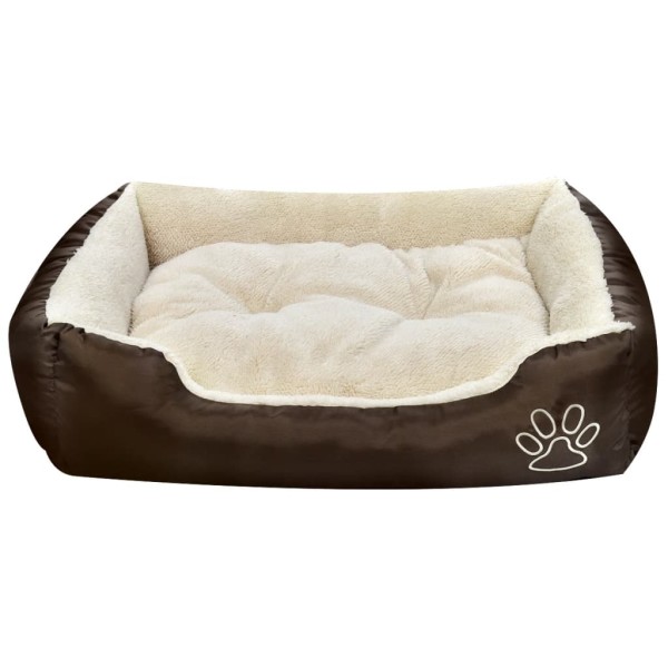 Cama para perro con cojín acolchado talla XL