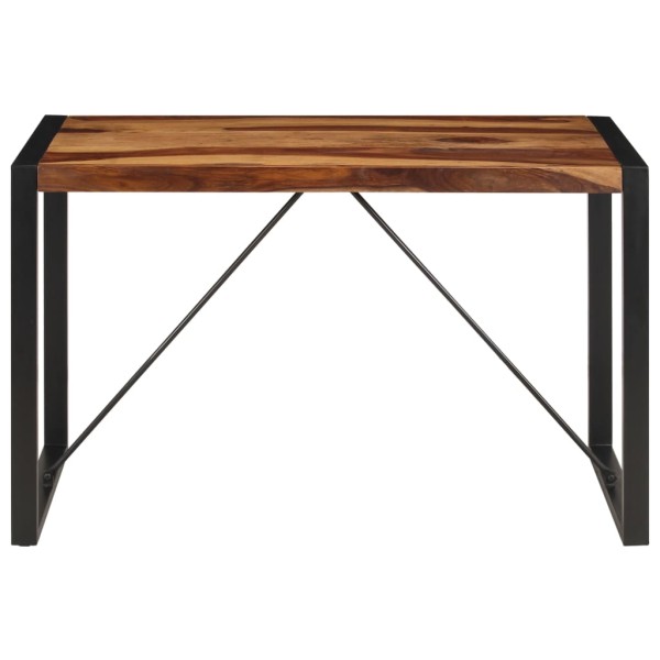 Mesa de comedor de madera maciza de sheesham 120x60x76 cm