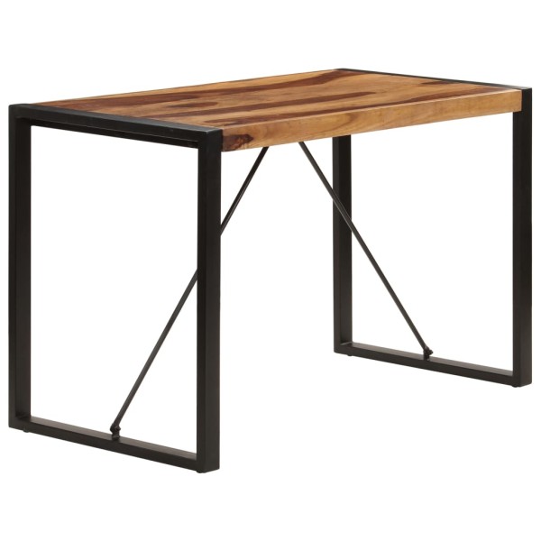 Mesa de comedor de madera maciza de sheesham 120x60x76 cm