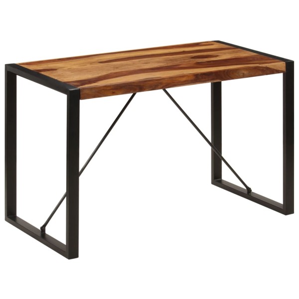 Mesa de comedor de madera maciza de sheesham 120x60x76 cm