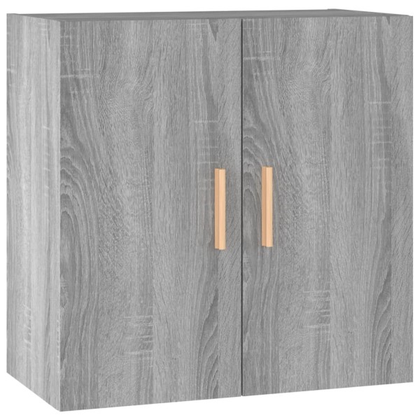 Armario de pared madera contrachapada gris Sonoma 60x30x60 cm