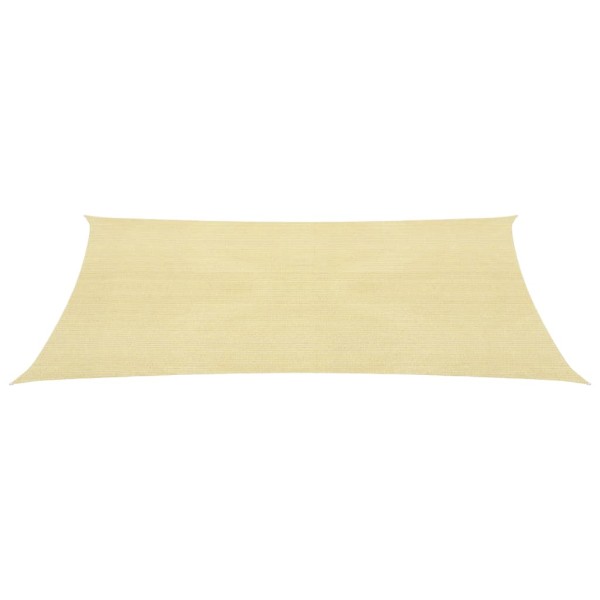 Toldo de vela beige HDPE 160 g/m² 2x3 m