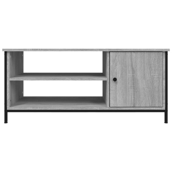 Mueble de TV madera contrachapada gris Sonoma 100x40x45 cm