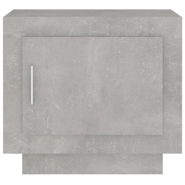 Mesa de centro madera contrachapada gris hormigón 51x50x45 cm