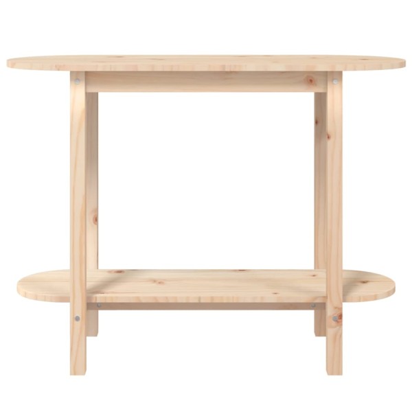 Mesa consola madera maciza de pino 110x40x80 cm