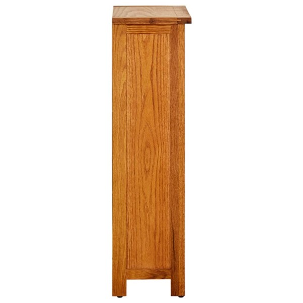 vidaX Estantería madera maciza de roble 45x22,5x82 cm