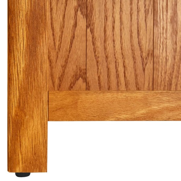 vidaX Estantería madera maciza de roble 45x22,5x82 cm