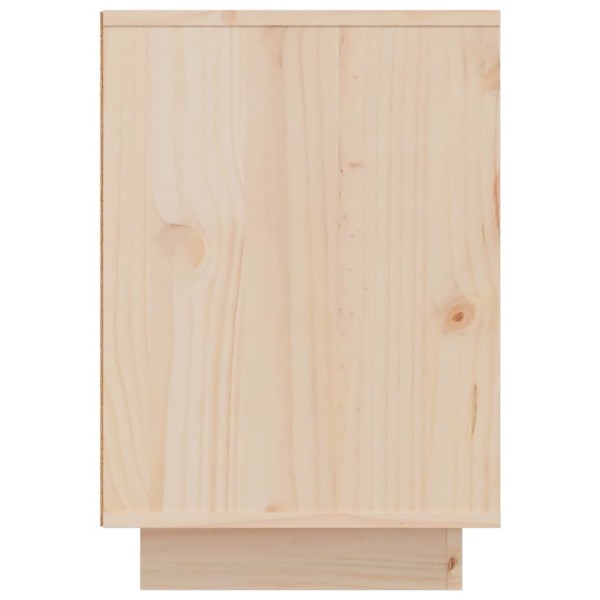 Mesitas de noche 2 uds madera maciza de pino 50x34x50 cm