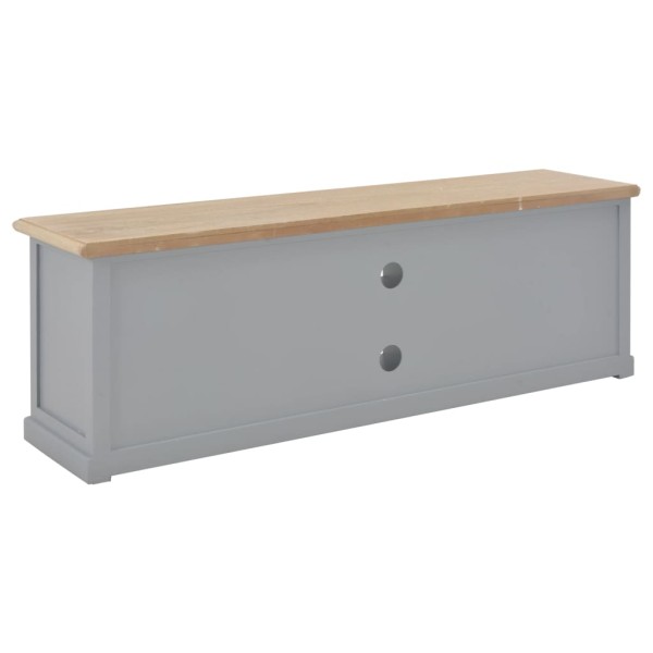 Mueble para el televisor de madera gris 120x30x40 cm