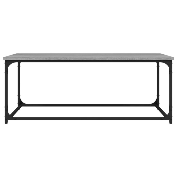 Mesa de centro madera y hierro gris Sonoma 102x50x40 cm