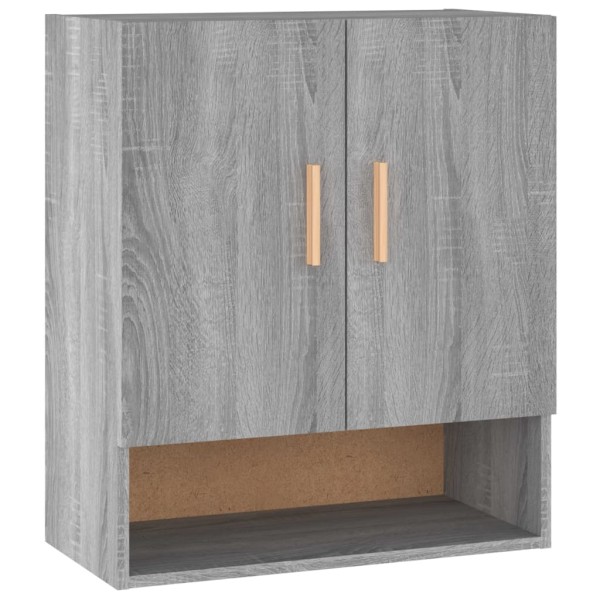 Armario de pared madera contrachapada gris Sonoma 60x31x70 cm