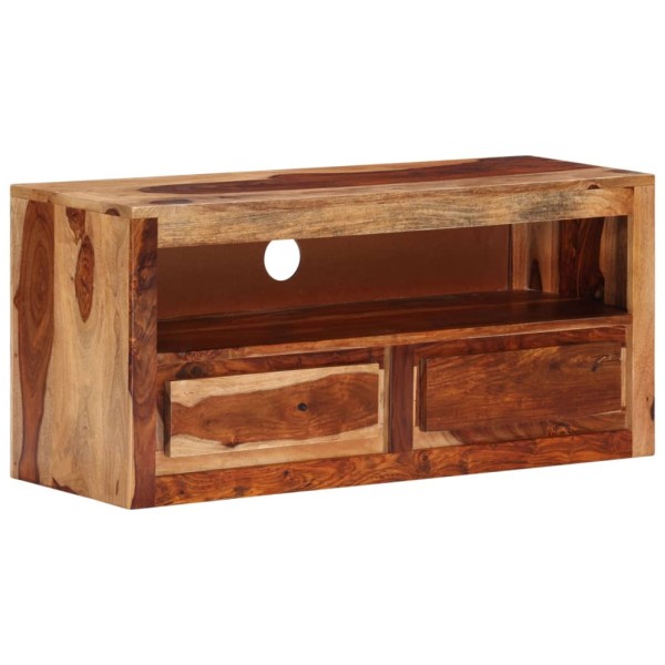 Mueble para TV de madera maciza de sheesham 88x30x40 cm