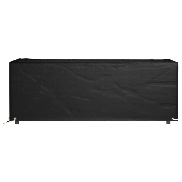 Funda para muebles de jardín 8 ojales rectangular 192x82x65 cm