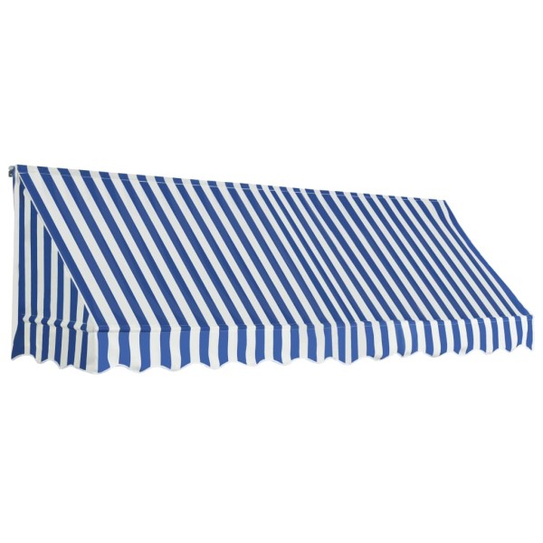 Toldo para bar 300x120 cm azul y blanco