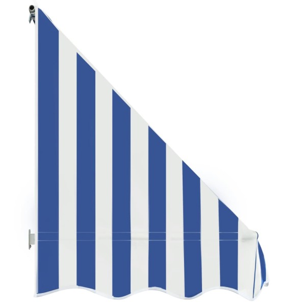 Toldo para bar 300x120 cm azul y blanco