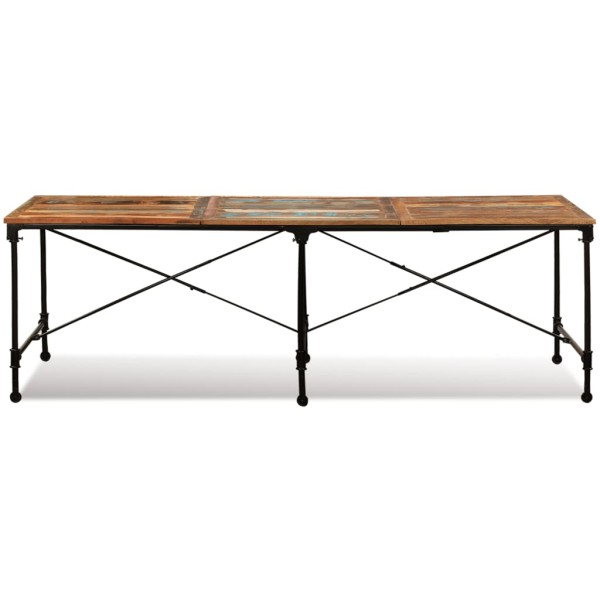 Mesa de comedor de madera maciza reciclada 240 cm