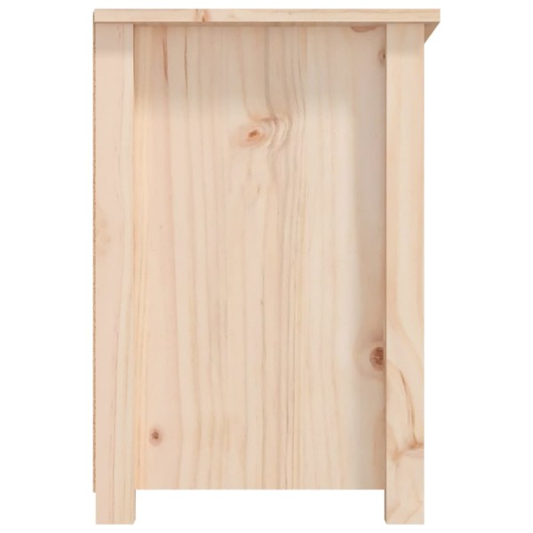 Mueble de TV de madera maciza de pino 79x35x52 cm