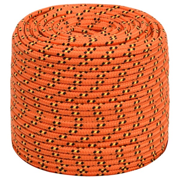 Cuerda de barco polipropileno naranja 6 mm 25 m