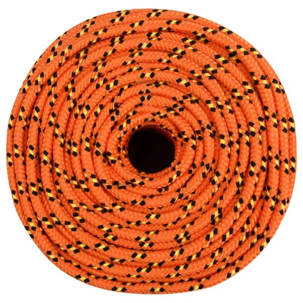 Cuerda de barco polipropileno naranja 6 mm 25 m