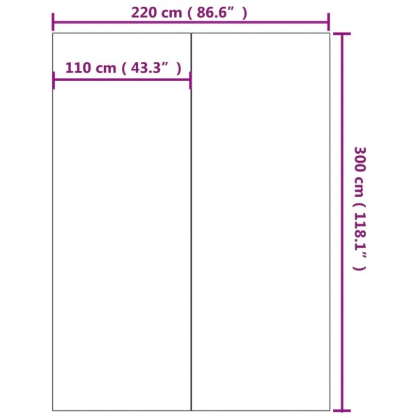 Tapiz de suelo piscina geotextil poliéster gris claro 300x220cm