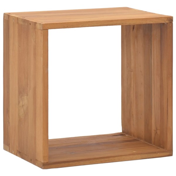 Mesita de noche de madera maciza de teca 40x30x40 cm