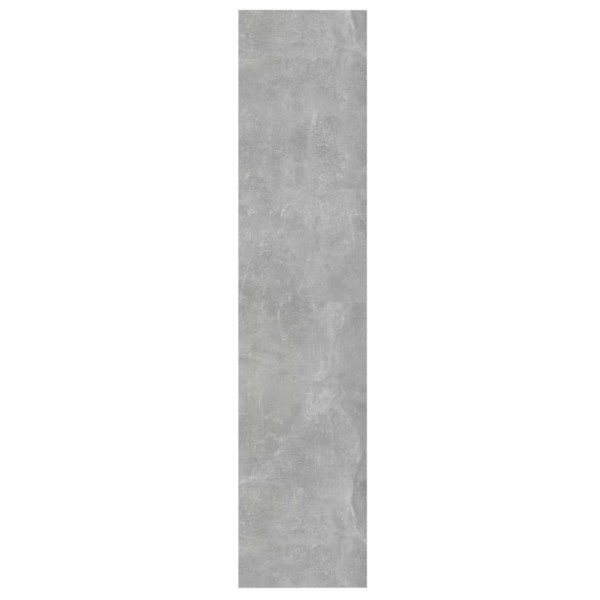 Estantería madera contrachapada gris hormigón 60x30x135 cm