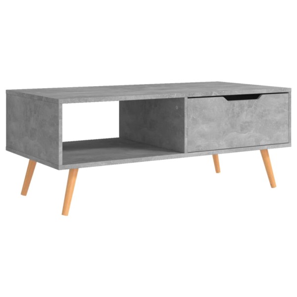 Mueble de TV madera de ingeniería gris hormigón 100x49,5x43 cm