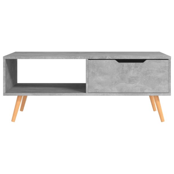 Mueble de TV madera de ingeniería gris hormigón 100x49,5x43 cm