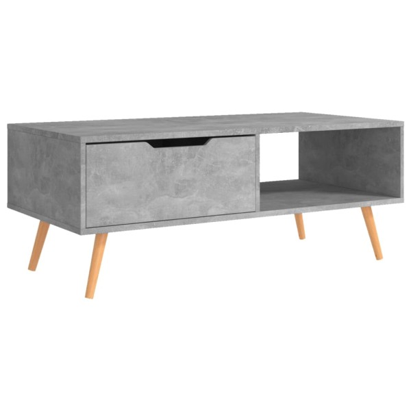 Mueble de TV madera de ingeniería gris hormigón 100x49,5x43 cm