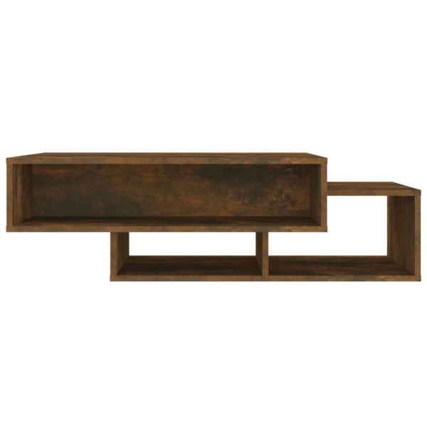 Mesa de centro madera contrachapada roble ahumado 105x55x32 cm