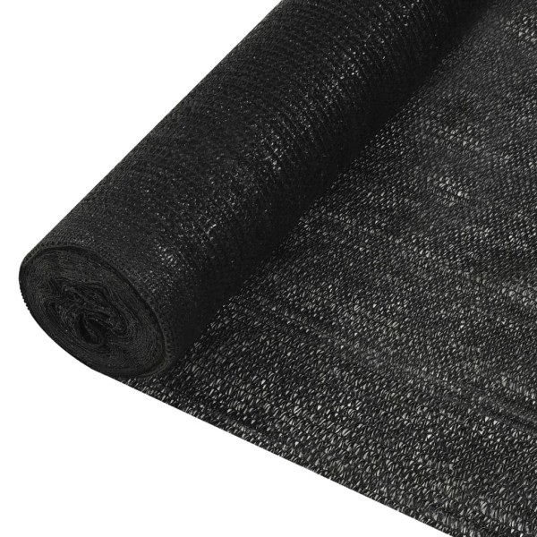 Red de privacidad HDPE negro 3,6x10 m 195 g/m²