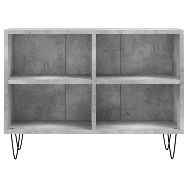 Mueble de TV madera de ingeniería gris hormigón 69,5x30x50 cm