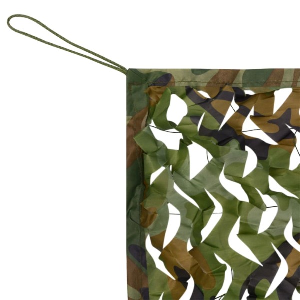 Red de camuflaje con bolsa de almacenamiento verde 5x8 m