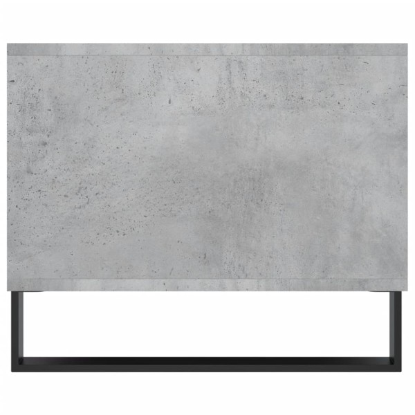 Mesa de centro madera contrachapada gris hormigón 102x50x40 cm