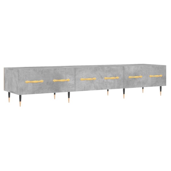 Mueble para TV madera de ingeniería gris hormigón 150x36x30 cm