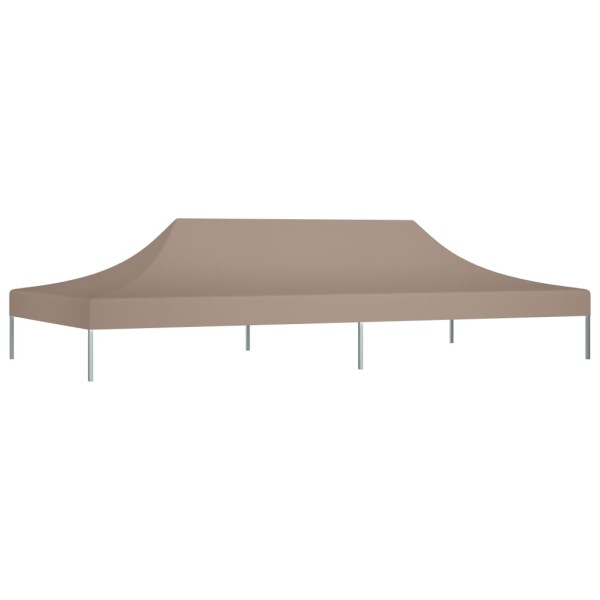 Techo de carpa para celebraciones gris taupe 6x3 m 270 g/m²