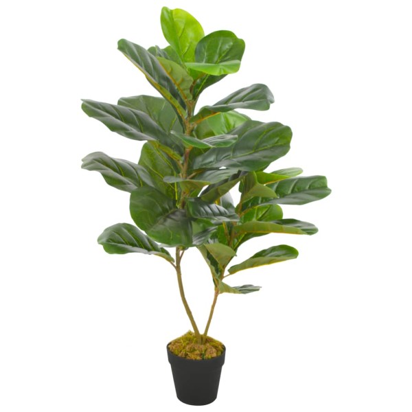 Planta artificial ficus con macetero 90 cm verde