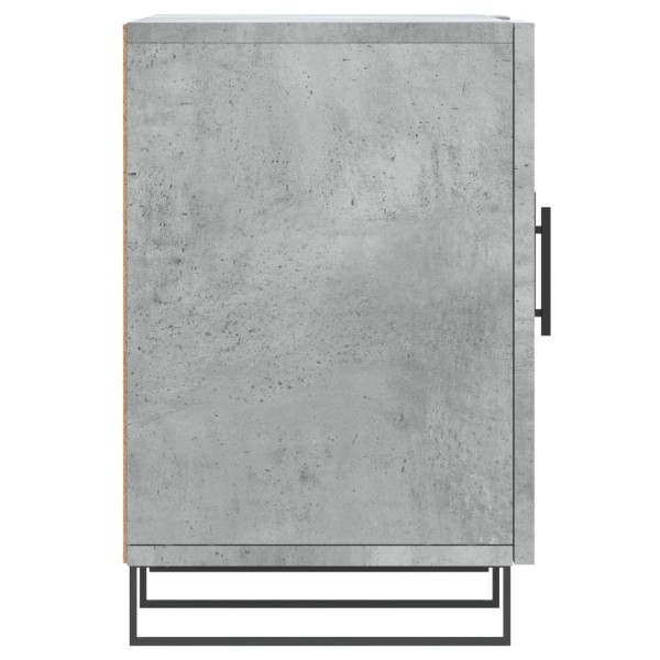 Mueble de TV madera de ingeniería gris hormigón 150x30x50 cm