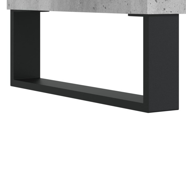 Mueble de TV madera de ingeniería gris hormigón 150x30x50 cm