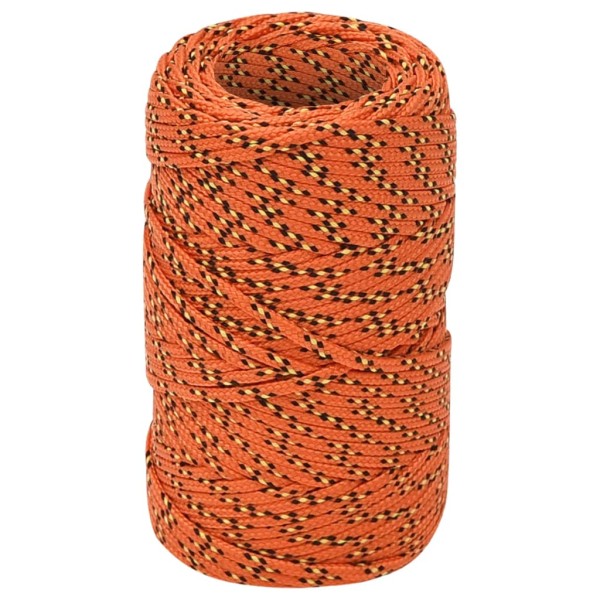 Cuerda de barco polipropileno naranja 2 mm 50 m