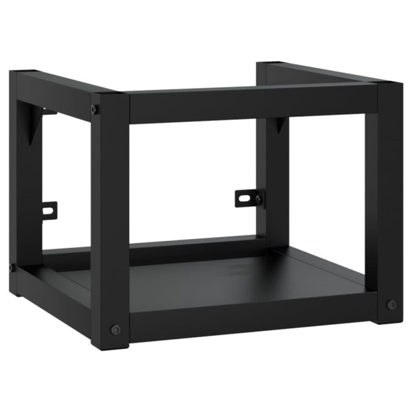 Estructura de lavabo suspendido hierro negro 40x38x31 cm