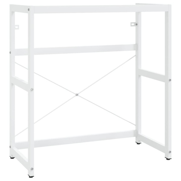 Estructura de lavabo de hierro blanco 79x38x83 cm