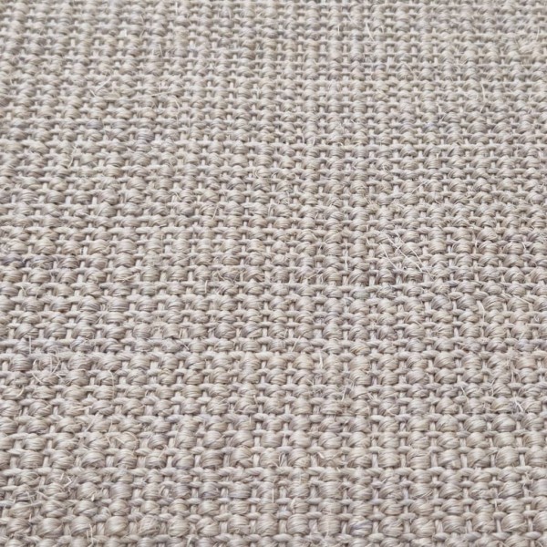 Alfombra de sisal natural color arena 80x300 cm