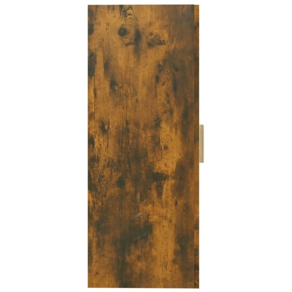 Armario colgante de pared roble ahumado 69,5x34x90 cm