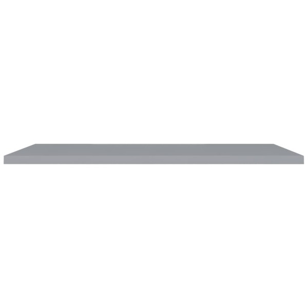 Estante flotante de pared MDF gris 120x23,5x3,8 cm