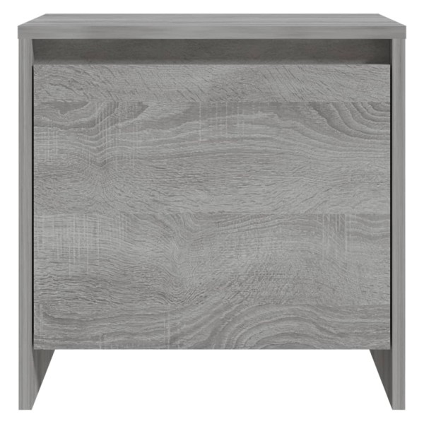 Mesita de noche madera de ingeniería gris Sonoma 45x34x44,5 cm